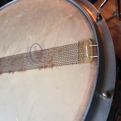 Vintage snare drum. 3.5x14.25 1900s - Mahogany image 8