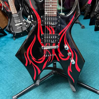 B.C. Rich Warlock Kerry King KKW Red Tribal image 4