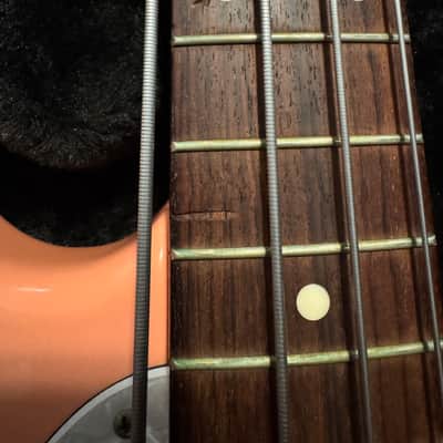Fender Mustang Bass Made in Japan Reissue Rare Tahitian Coral image 5