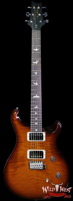 Paul Reed Smith PRS Wild West Guitars Special Run CE 24 Painted Black Neck 57/08 Pickups Violin Amber Sunburst 7.95 LBS image 1