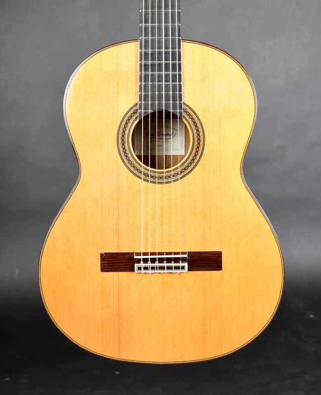 Juan Hernandez Sonata Classical Guitar Handmade in Spain 2015, Solid Cedar, Solid Mango Back image 1
