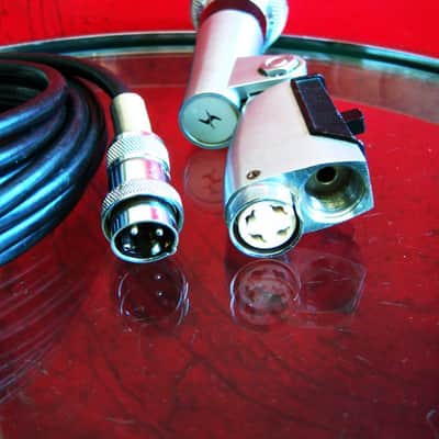 Vintage 1970's Shure 565S Switchable Cardioid Dynamic Microphone Low Z w accessories 565 565SD 566 image 16