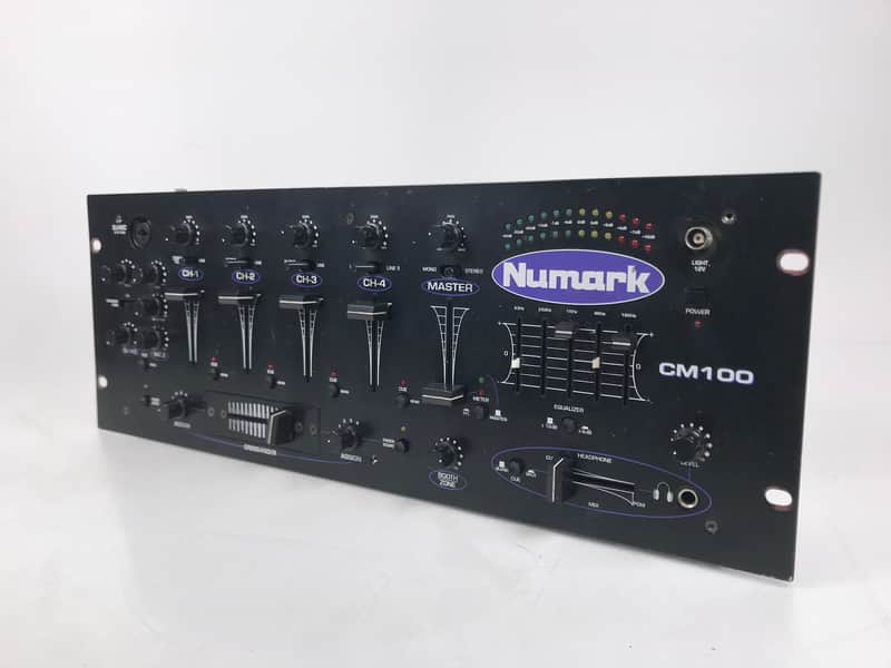 Numark CM100 DJ Mixer 4 Channel Full Width image 1