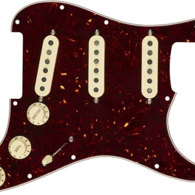 Genuine FENDER Pre-Wired CUSTOM SHOP '69 Loaded TORTOISE SHELL Strat Pickguard image 5