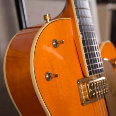 Gretsch G6120T Nashville  Orange 2006 owned by Chris Shiflett image 7