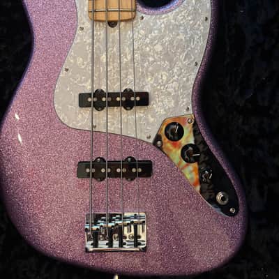 Fender Limited Edition Adam Clayton Jazz Bass 2017 - Purple Sparkle image 8
