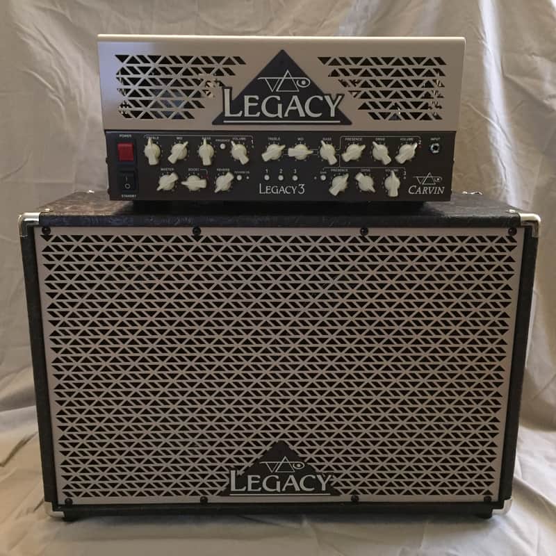 Carvin Legacy 3 Steve Vai Signature 3-Channel 100-Watt 2x12" Guitar Amp Half Stack image 1