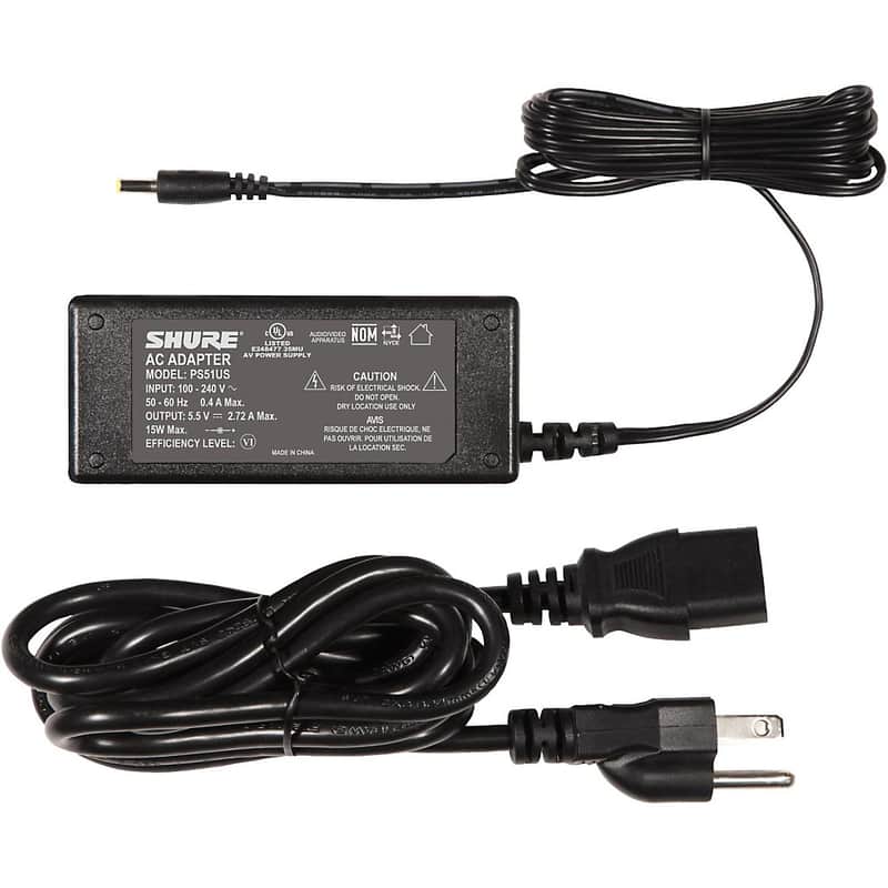 Shure PS51US Power Supply for 2 Bay Chargers Regular image 1