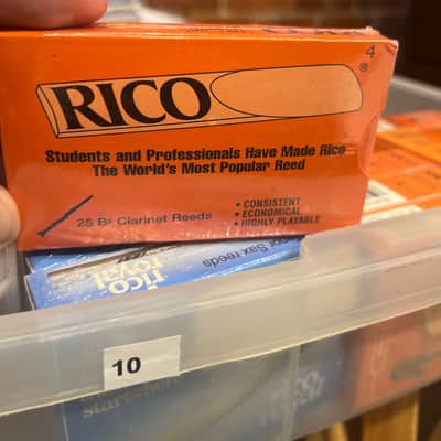 Rico 25 Bb Clarinet Reeds #4 2025 - Wood image 2