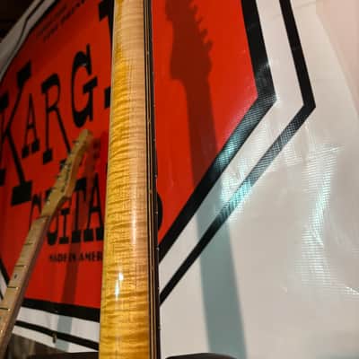 Karge Guitars T style 2024 - Aged DuPont Duco ‘57 Chevrolet Maroon image 11