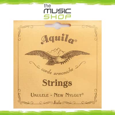 Aquila AQ22U Single Nylgut Baritone Low D (Wound) Ukulele String - 22U imagen 1