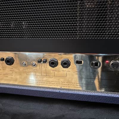 Marshall 6100 30th Anniversary Series 3-Channel 100-Watt Guitar Amp Head 1992 - 1997 - Blue image 11