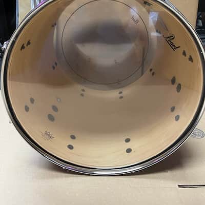 Pearl Masters Maple Complete 16"x16" Floor Tom W/ Super Hoop - Red Burst Stripe SN: 211144 image 6