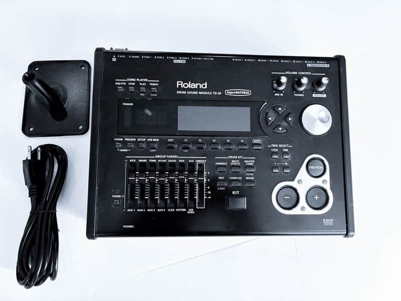 Roland TD-30 Drum Sound Module 2012 - 2016 - Black image 1