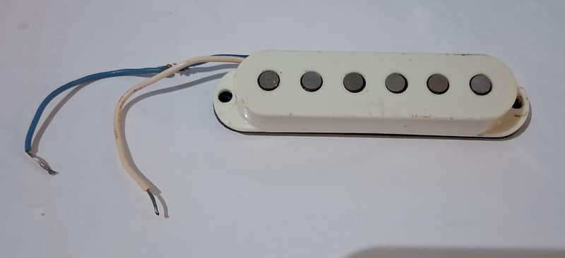Fender 016730 Strat Bridge pickup 5.96k 1990s - White image 1