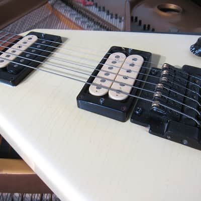 Vintage 1982 Hammer Vector Flying V Made in U.S.A. Old Beater with DiMarzios, Kahler & Crummy Case image 3