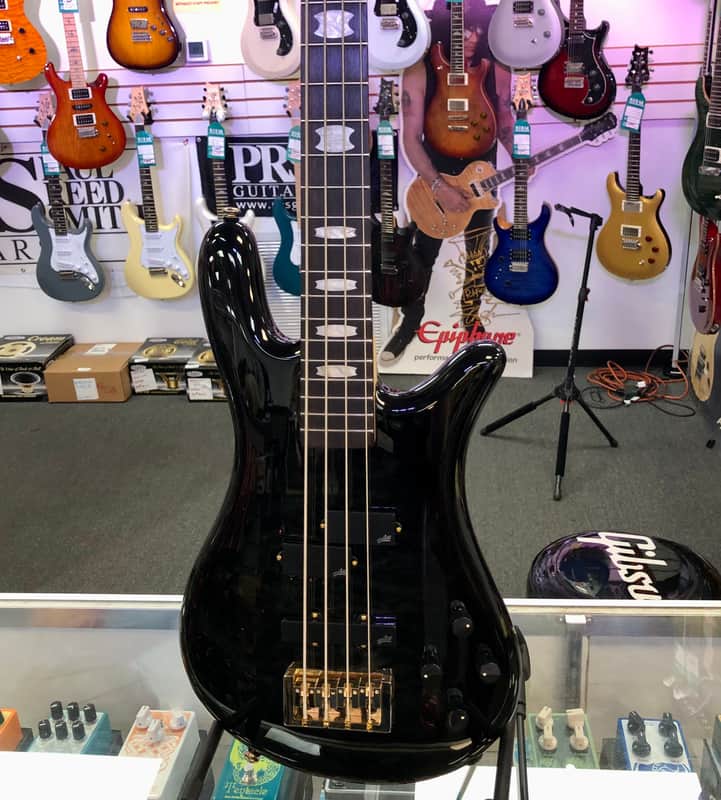 Spector Icon NS-2 Bolt On Electric Bass, Black Gloss image 1