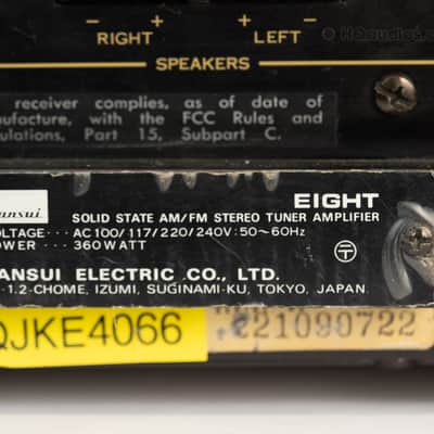 Sansui Eight Vintage Receiver - Professionally Restored - 1 Year Warranty image 15