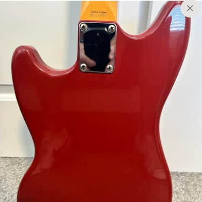 Used Fender 1994 Fender Mustang MG-65 Japanese 65' Reissue Dakota Red image 8