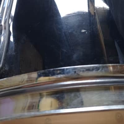 Tama Rockstar Custom 12x10" Tom Black Gloss Mahogany/Basswood shell 2004- - Black Gloss image 8