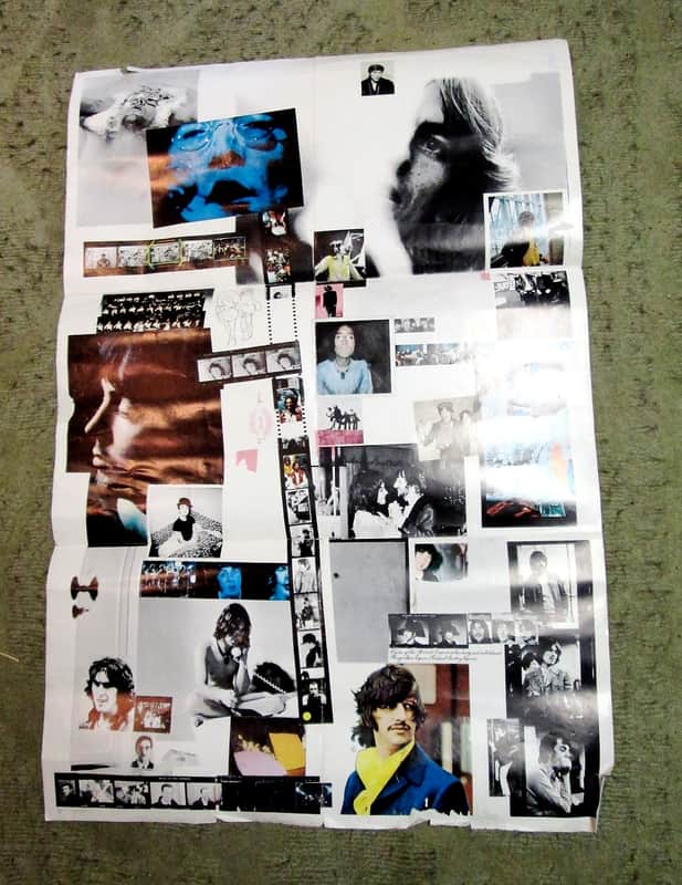2x BEATLES Vintage Posters Lot of 2 1x White Album circa 1968 EMI 1x The Beatles Holmes McDougall image 1