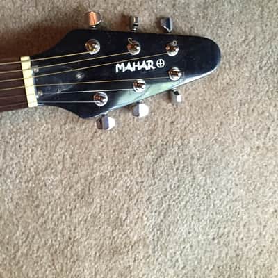 Mahar Flying v 2000s Blue Sunburst image 4