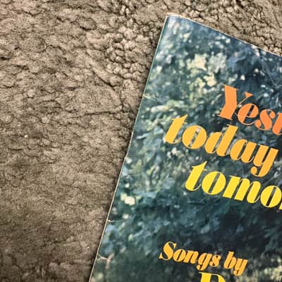 Vintage 1970s Yesterday, Today, And Tomorrow Songs by Don Wyrtzen Music Book -Used image 10