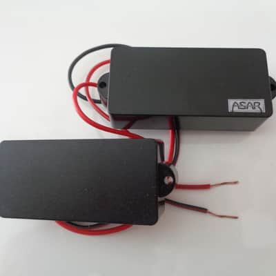 Set of handmade pickups with Neodymium magnets for four-string electric bass - Mod. PJ4 ND ULTRA image 2