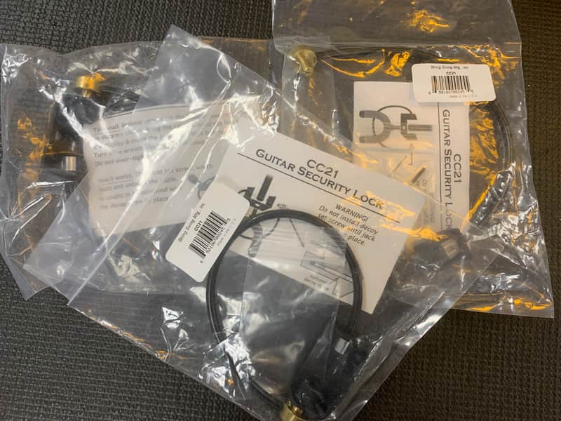 String Swing CC21 Guitar Security Lock (Set of 3) image 1