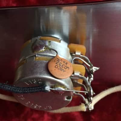Prewired ‘62 Style Stacked Knobs Fender Jazz Bass Control Plate image 6