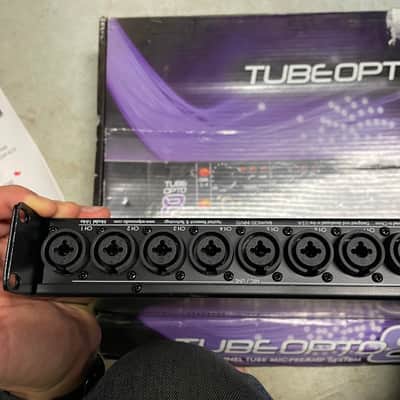 ART TUBEOPTO 8-Channel Rackmount Microphone Preamp with ADAT 2010 - Present - Black image 3