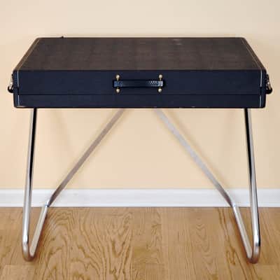 1966 Vox Continental Vintage Combo Organ Keyboard V301E Italian w/ Z Legs, Case image 2