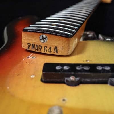 Vintage L Series Fender Jazz Bass 1964/1971 - Sunburst image 19