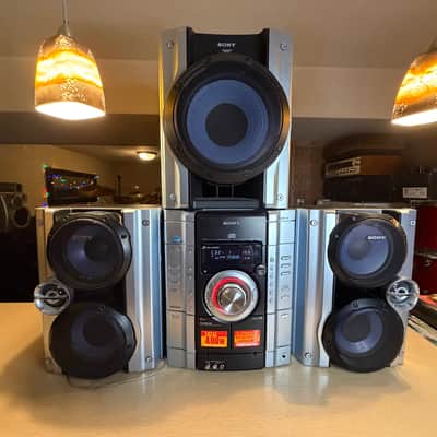 Sony MHC-GX450 Stereo System 3-CD, Dual Tape, Mini Hi-Fi Component Fully Working image 2