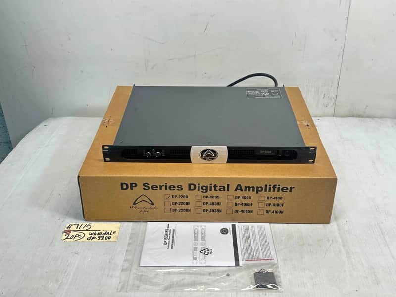 Wharfedale Pro DP-2200 Digital Power Amplifier #7115 (one) THS image 1