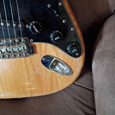 Fender Stratocaster 1979 Natural Finish American USA Vintage 70s Strat Guitar with Lindy Fralin pickups plus original Fender pickups image 6