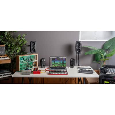 IK Multimedia UNO Synth Pro Desktop 32-Key Analog Synthesizer 2021 - Black with White Keys image 5