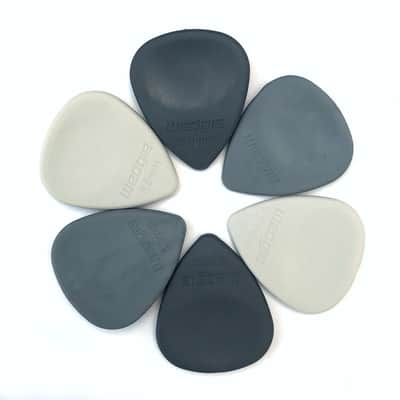 Wedgie Rubber Guitar Pick Sampler Pack | Soft, Medium, and Hard | 6 pcs image 1