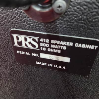 PRS Harmonic Generator 70 watt Head and 4x12 Cabinet 1990s - Black image 13