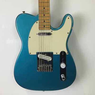 Used Squier TELECASTER MIK W/ UPGRADES Electric Guitars Blue image 1