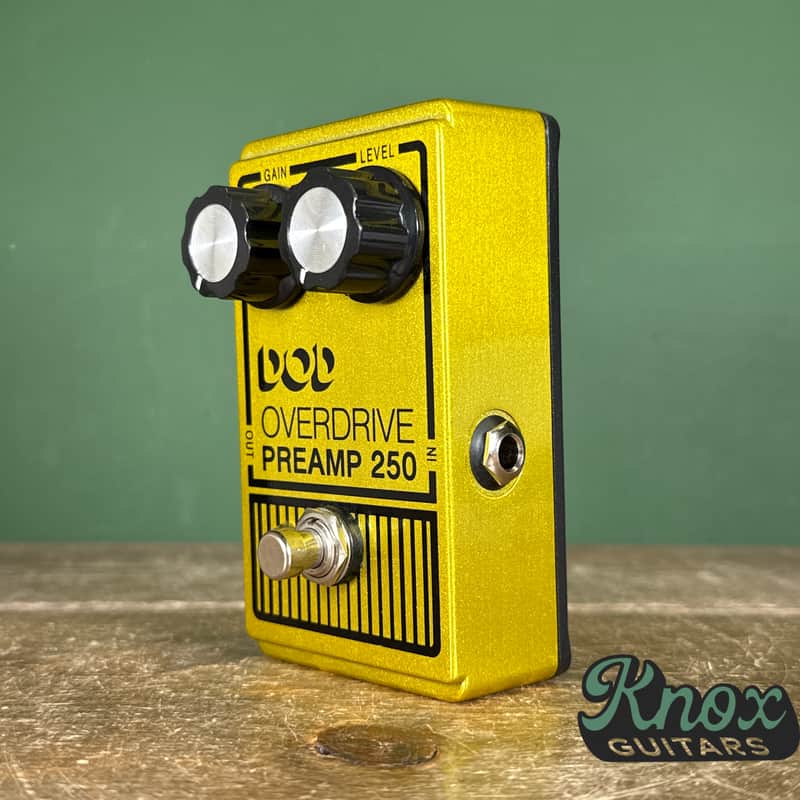 DOD Overdrive Preamp 250 Reissue 1995 - Present - Yellow image 1