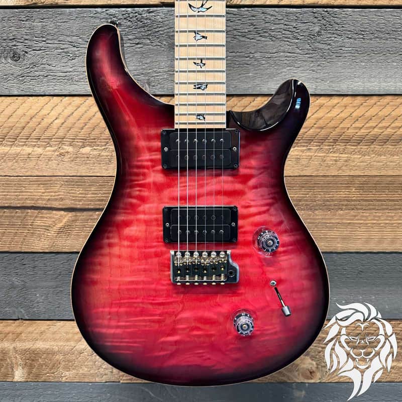 PRS Wood Library Custom 24 Quilt Top Bonnie Pink Smoke Burst 0347640