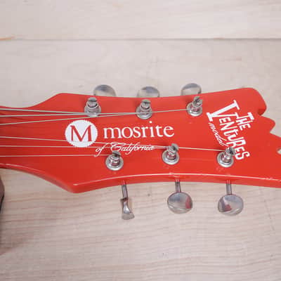 Mosrite The Ventures Model Mark I 1964 Reissue 2000s Red w/ Hard Case image 4