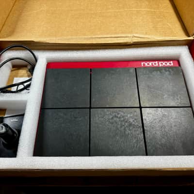 Nord Drum 2 6-Channel Modeling Percussion Synthesizer with Pad Controller 2014 - 2016 - Red with Black Pads image 4