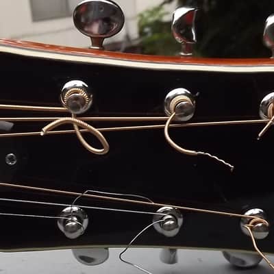 Vintage 1960's Made In Japan Kingston V-2 Acoustic Guitar W/OSC image 6