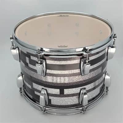 Used Ludwig Classic Maple Rack Tom 14x10 Digital Black Sparkle - Very Good image 3