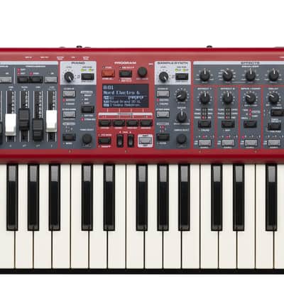 Nord Electro 6D SW61 Semi-Weighted 61-Key Digital Piano - Red image 1
