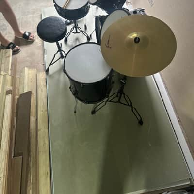 Rocket Music A rocket star 2018 - 5 Piece 22in Drum Kit In Black image 8