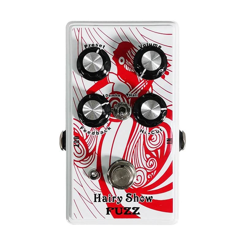 Ginean Hairy Show Vintage Fuzz Effect Pedal with Hi-cut,price included tax from CN to USA image 1