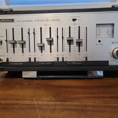 Sony MX-12 Mixer 1975 - Silver Vintage image 4